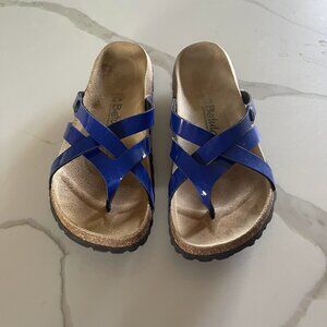 Royal Blue Betula Birkenstock Sandal Size 40